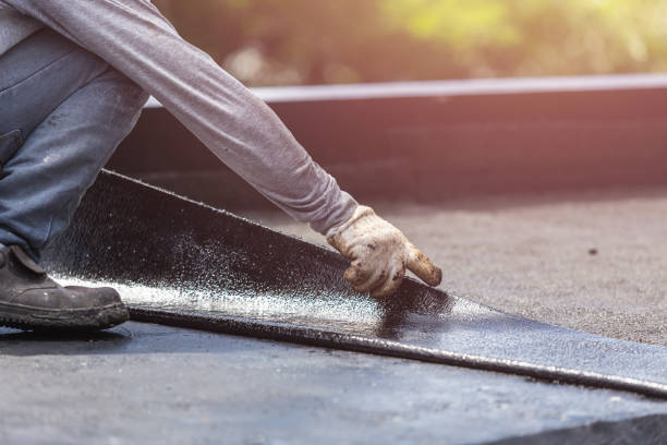 Professional Emergency Waterproofing technician working in Mount Pleasant, WI